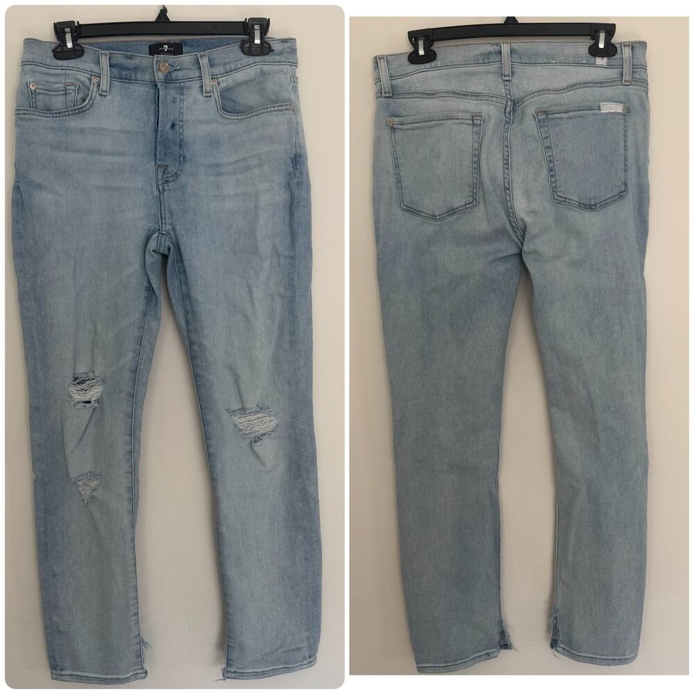 7 For All Mankind Josefina Distressed Jeans